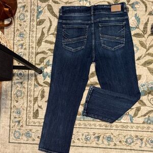 BKE Dark Blue Ankle Jeans